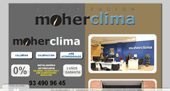 Desktop Screenshot of moherclima.com